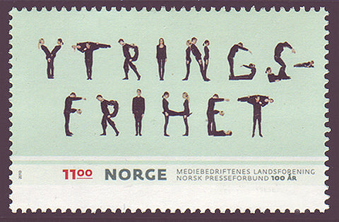 NO1624 Norway Scott # 1624 MNH, Norwegian Press Association 2010