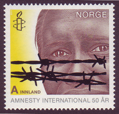 NO1641 Norway Scott # 1641 MNH, Amnesty International 2011