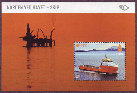 NO1734 Norway Scott # 1734, Ships at Sea - Nordic Joint Issue 2014