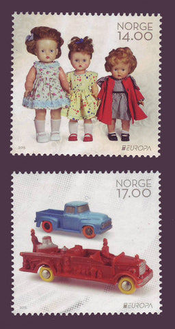 NO1769-70 Norway Scott # 1769-70,  Old Toys - Europa 2015