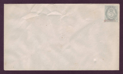 NO4001.1 Norway Postal Stationery, 2sk Envelope #1 - marked SPECIMEN.