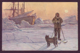 NO5036 Norway,  Amundsen Polar Expedition Postcard 1924