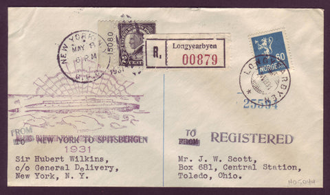 NO5044  Wilkins-Ellsworth Expedition Cover - 1931