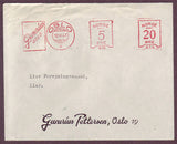 NO5121PH Norway - Illustrated Advertising Cover, Oslo 12.5.1947