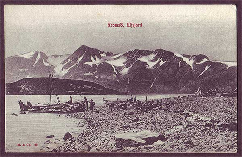 NO6032GB Norway, Tromsø, Ulfsjord ca.1920