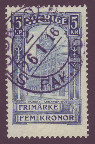 SW00665PE Scott # 66 VF used    Stockholm Post Office 1903