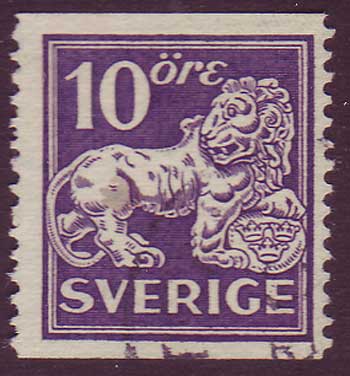 SW01345 Sweden Scott # 134 var. (Type II)