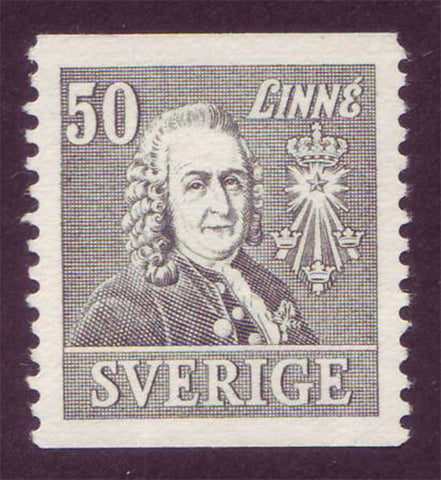 SW02951 Sweden Scott # 296 XF MNH**,  Linnaeus 1939