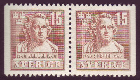 SW0313x2 Sweden booklet pair MNH**. Tobias Sergel 1940
