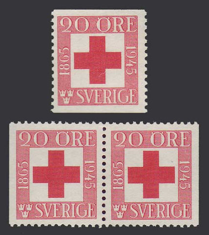 SW0358-591 Sweden       Scott # 358-59 VF MNH**   1945