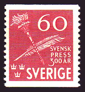 SW03612 Sweden Scott # 361 MH 1945