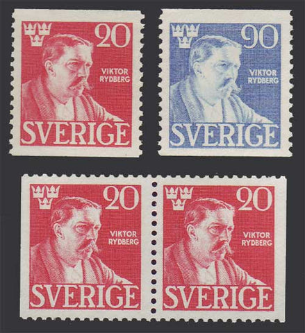 SW0363-651PE Sweden Scott # 363-65 MNH** 1945
