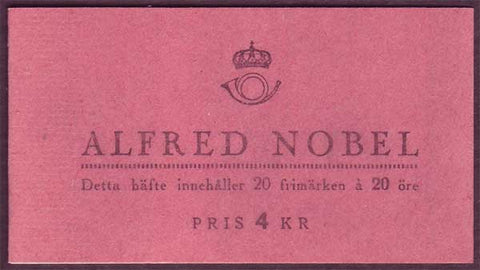 SW0382a1PE Sweden Scott # 382a - Alfred Nobel