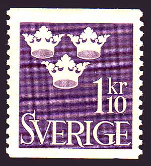 SW03962 Sweden Scott # 396 MH 1948