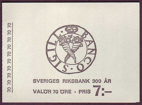 SW0779a1 Sweden  
        Scott # 779a
        Facit H204
      (Bank of Sweden)
      
      ;