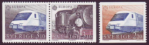 SW1700-021 Sweden Scott # 1700-01 MNH,  Europa 1988 - Transport