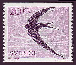 SW17031 Sweden Scott # 1703 MNH,  Common Swift 1988