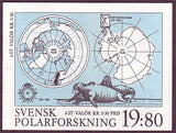 SW1754b Sweden booklet MNH, Polar Exploration 1989