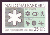 SW1777a  Sweden booklet MNH,        National Parks II 1990