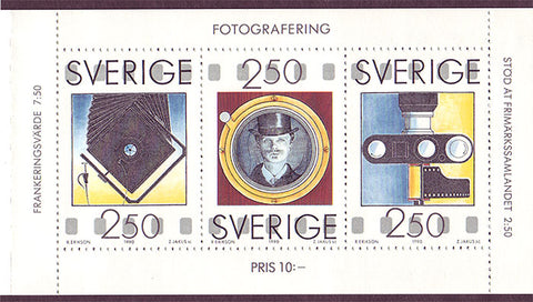 SW1844a Sweden booklet MNH,              Photography 1990