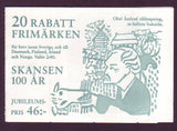 SW1886b Sweden booklet MNH,       Skansen Park 1991