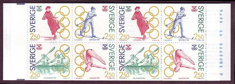 SW1897a Sweden booklet MNH,          Olympic Gold 1 - 1991