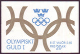 SW1897a Sweden booklet MNH,          Olympic Gold 1 - 1991