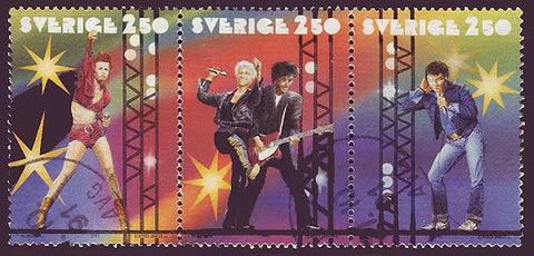 SW1909a Sweden booklet MNH,  Swedish Rock and Pop Stars 1991