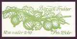 SW1996b Sweden booklet MNH, Berries and Fruit - 1993