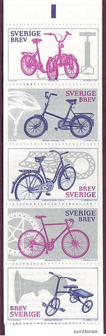 SW2652a Sweden booklet MNH,   Sc. # 2652a MNH,          Bicycles 2011