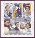 SW2037a1 Sweden booklet MNH, King Carl XVI Gustaf and Family 1993