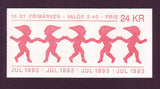 SW2039b1exp Sweden booklet      Scott # 2039b /      Facit H442,      Christmas 1993