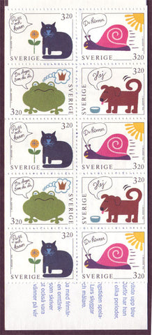 SW2084-871 Sweden booklet MNH,  Greetings Stamps III - 1994