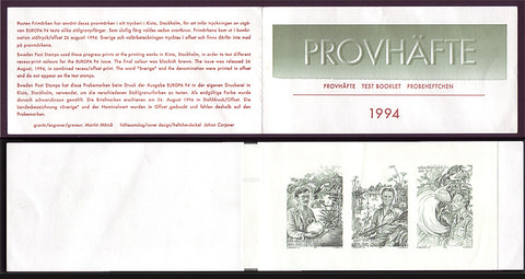SW2090BP Sweden Explorers - Europa 1994 test booklet