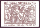 SW2106a Sweden booklet      Scott # 2106a /     Facit H453 MNH,     Christmas 1994