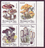 SW2190a Sweden booklet MNH,  Mushrooms 1996