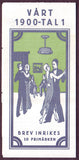 SW2309a Sweden booklet MNH,  Millenium 1: 1900-1936