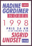SW2311a Sweden booklet MNH,      Nobel Laureates for Literature - 1998