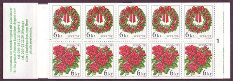 SW2317a Sweden booklet MNH,      Christmas 1998