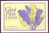 SW2322a  Sweden booklet MNH,     Happy Easter 1999