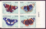 SW2356a Sweden booklet MNH,     Butterflies 1999