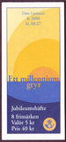 SW2366a  Sweden booklet MNH,      Millenium 1999