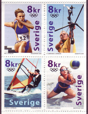 SW2395  Sweden booklet pane MNH,       Olympic Games in Sydney - 2000