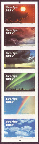 SW2396 Sweden self-stick booklet,          Signs in the Sky -  2000