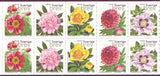 SW2417f  Sweden booklet MNH,      Peonies 2001
