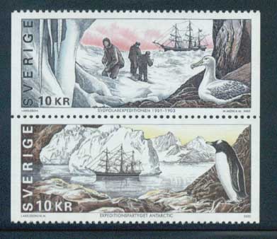 SW24301 Sweden Scott # 2430 MNH, The South Polar Expedition Centenary 2002