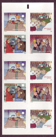 SW24491 Sweden booklet MNH,  Christmas 2002