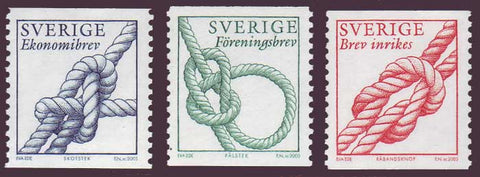 SW2454-561 Sweden Scott # 2454-56 MNH,  Knots 2003