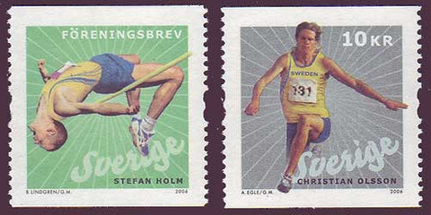SW2531-321 Sweden Scott # 2531-32 MNH, Track and Field 2006