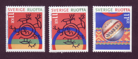 SW2571a Sweden # 2569-71 MNH, Sami Culture 2007